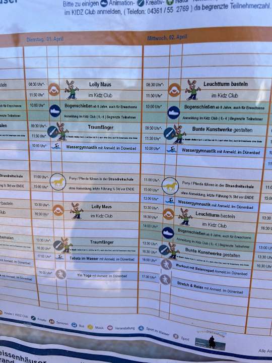 Sport & Freizeit Ferienwohnungen Ferienpark Weissenhäuser Strand