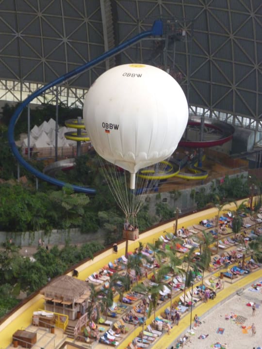 Bilder vom Ballonflug Tropical Islands Resort