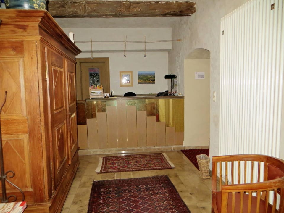 Die Rezeption Hotel Kreuzer