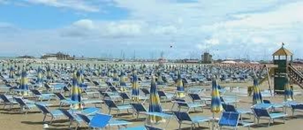 Vista sulla spiaggia Hotel Buda