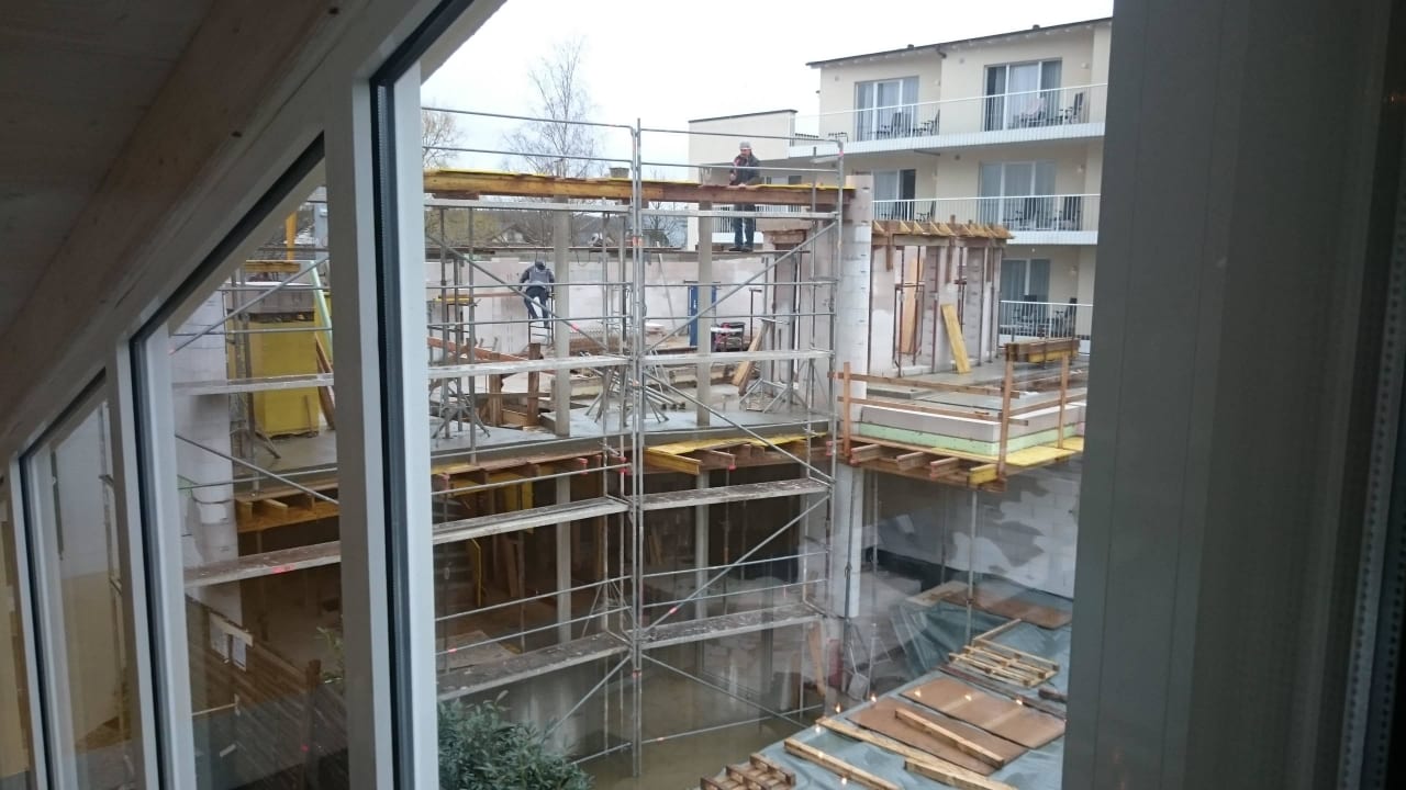 Hier entsteht der neue Wellnessbereich mit Pool LIFESTYLE Resort Zum Kurfürsten