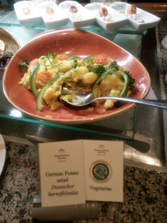 Schmeckt wie zu Hause und vegetarisch :-) Hotel Kempinski Soma Bay