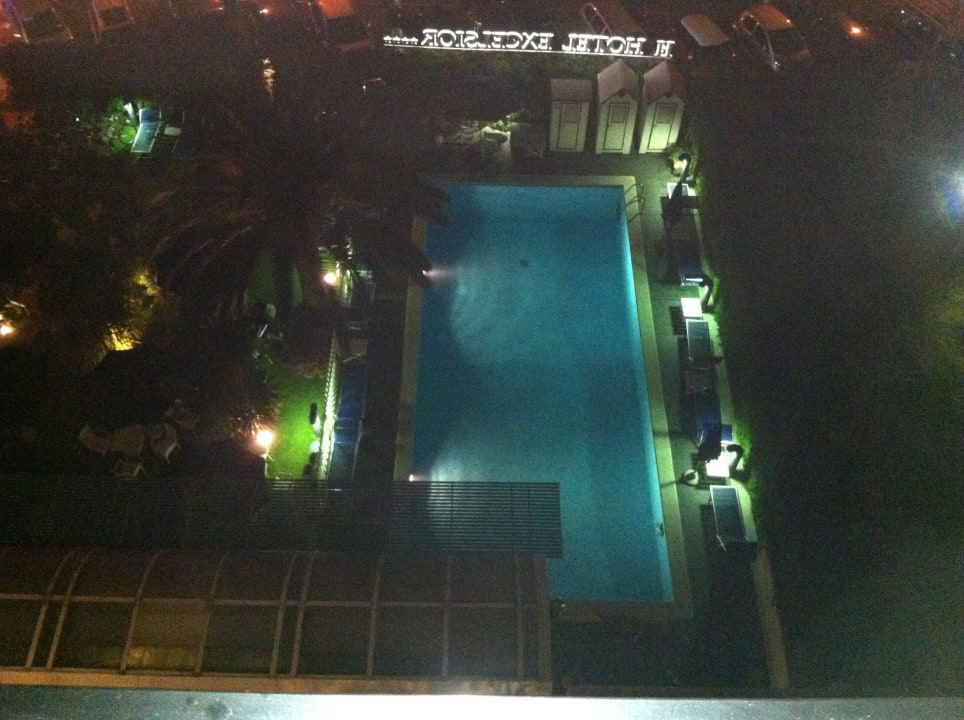 Vom Roof-Garden am Abend Hotel Excelsior Marina di Massa