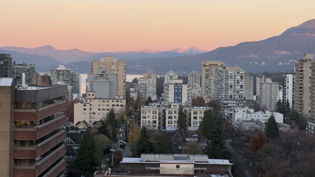 Ausblick Hotel Sheraton Vancouver Wall Center