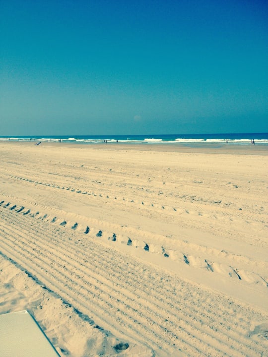 Morgens um 10.00 Uhr am Strand, Platz ohne Ende! Valentin Sancti Petri