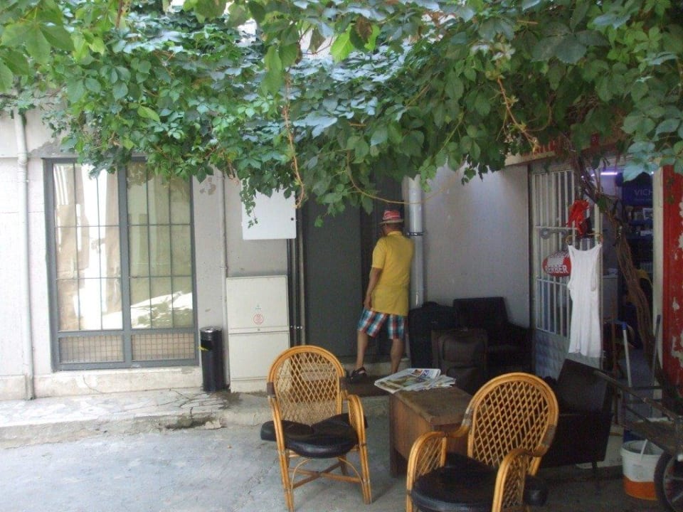 Eingangsbereich Hostel Caupo