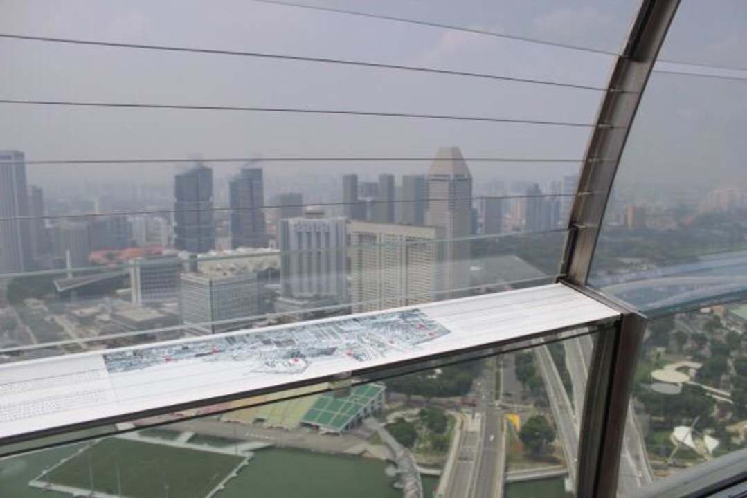 Ausblick Marina Bay Sands