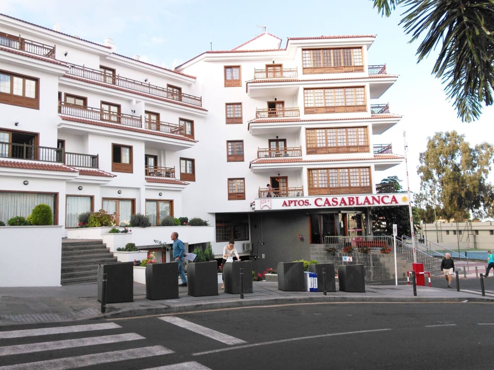 Eingang Apartamentos Casablanca