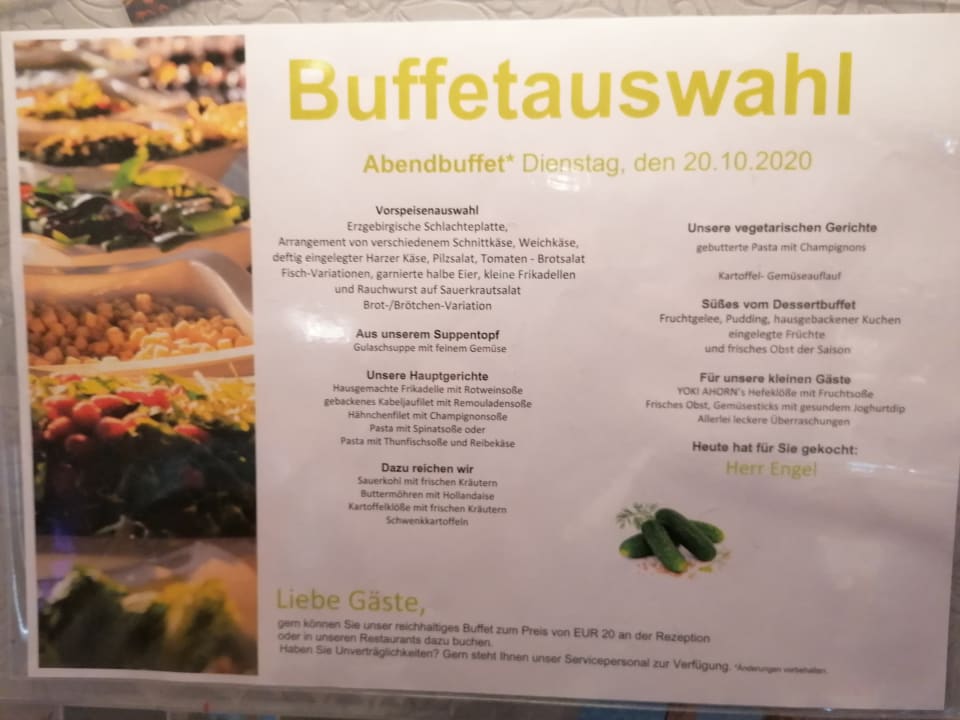 Gastro AHORN Hotel Am Fichtelberg