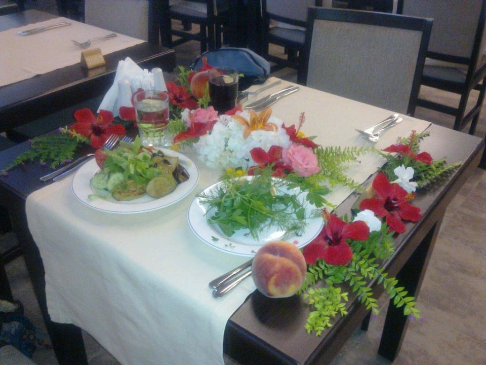 Unser Tisch - 1 Tag vor der Abreise Hotel Defne Star