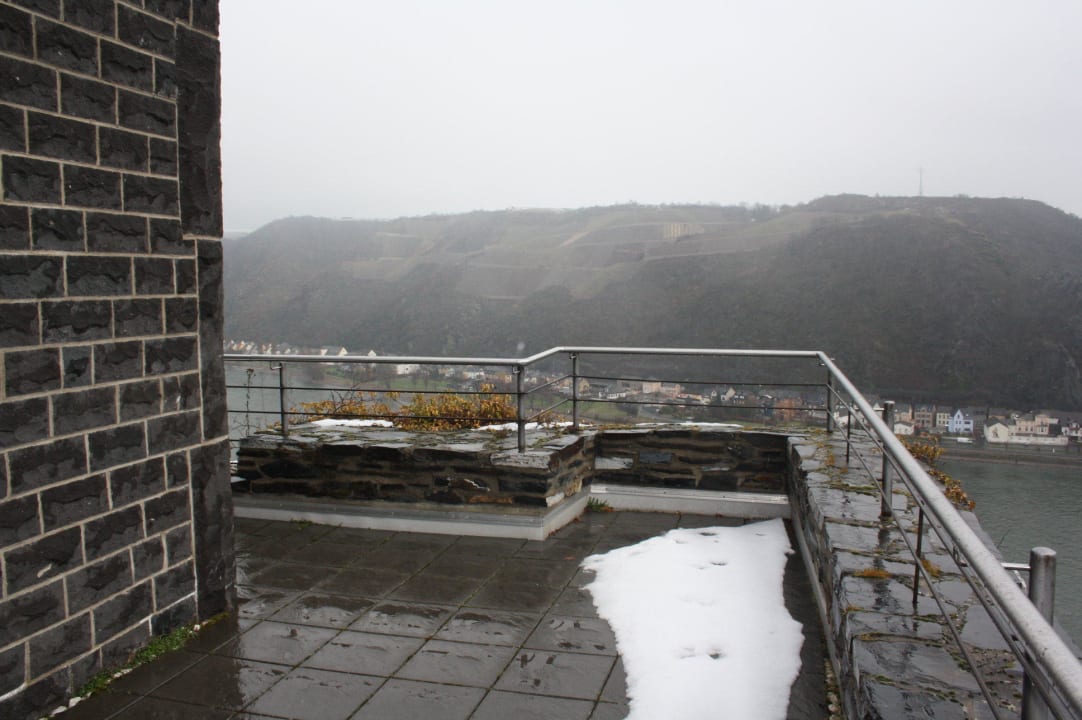 Balkon Zimmer 201 Hotel Schloss Rheinfels