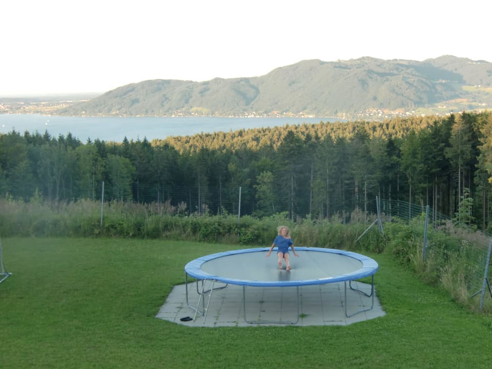Blick von der terrasse Ferienhotel Hofer