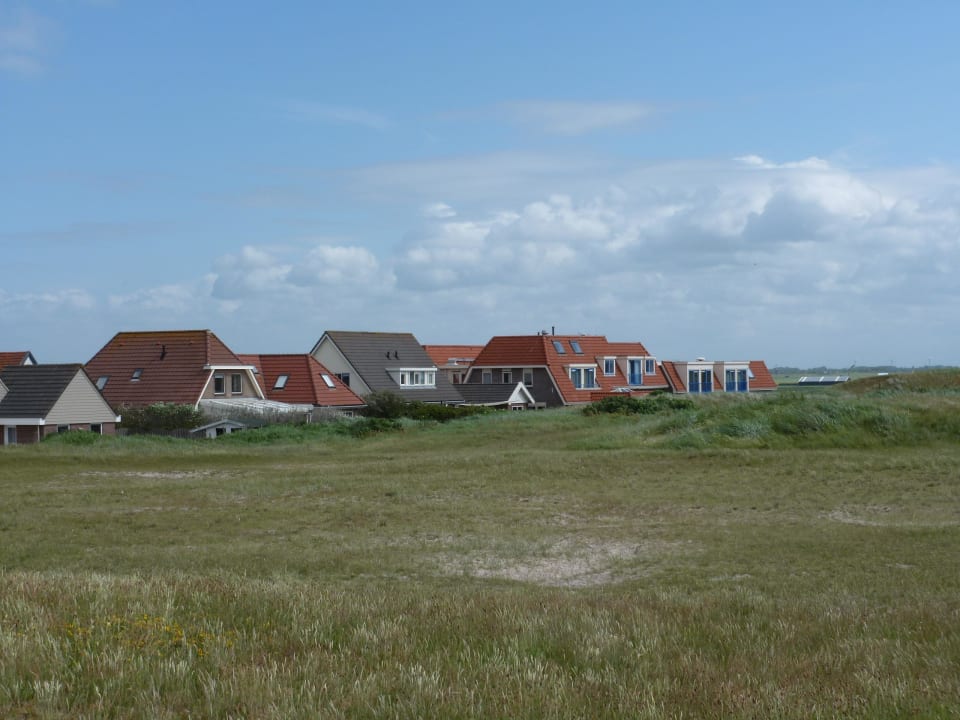 Hotel Camperduin von hinten - mitten in den Dünen  Strandhotel Camperduin