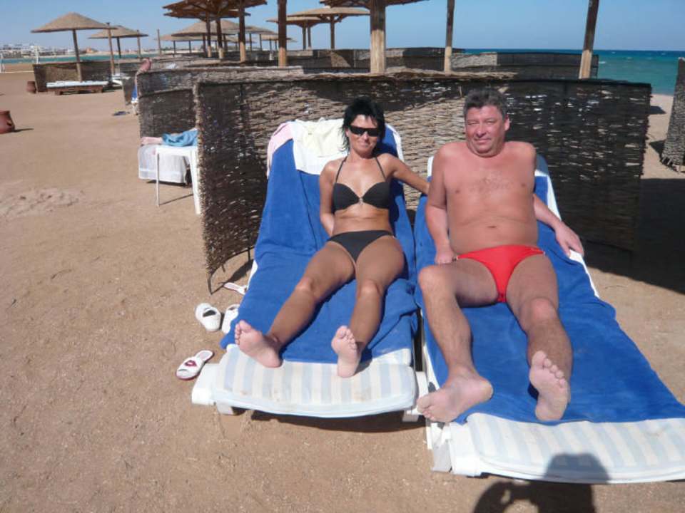 Mittag 30°C, aber etwas windig Palm Beach Resort