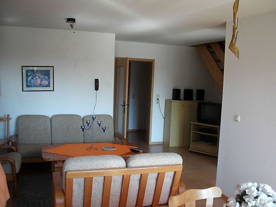 Wohnzimmerbereich Ferienhof Wilstermann