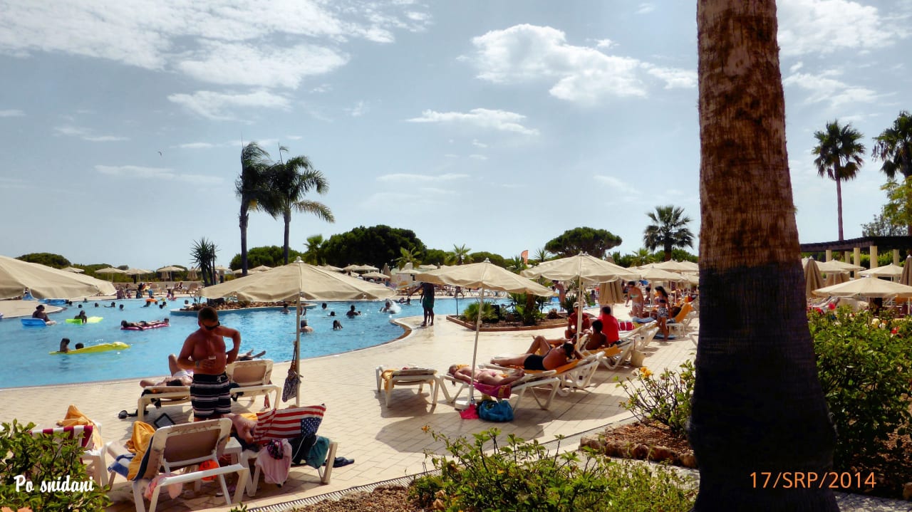 Pohled na druhý bazén AP Adriana Beach Resort