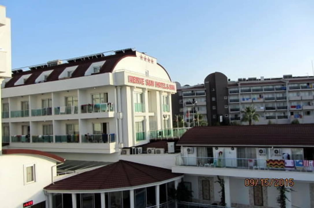 Vom Zimmer aus Merve Sun Hotel & Spa