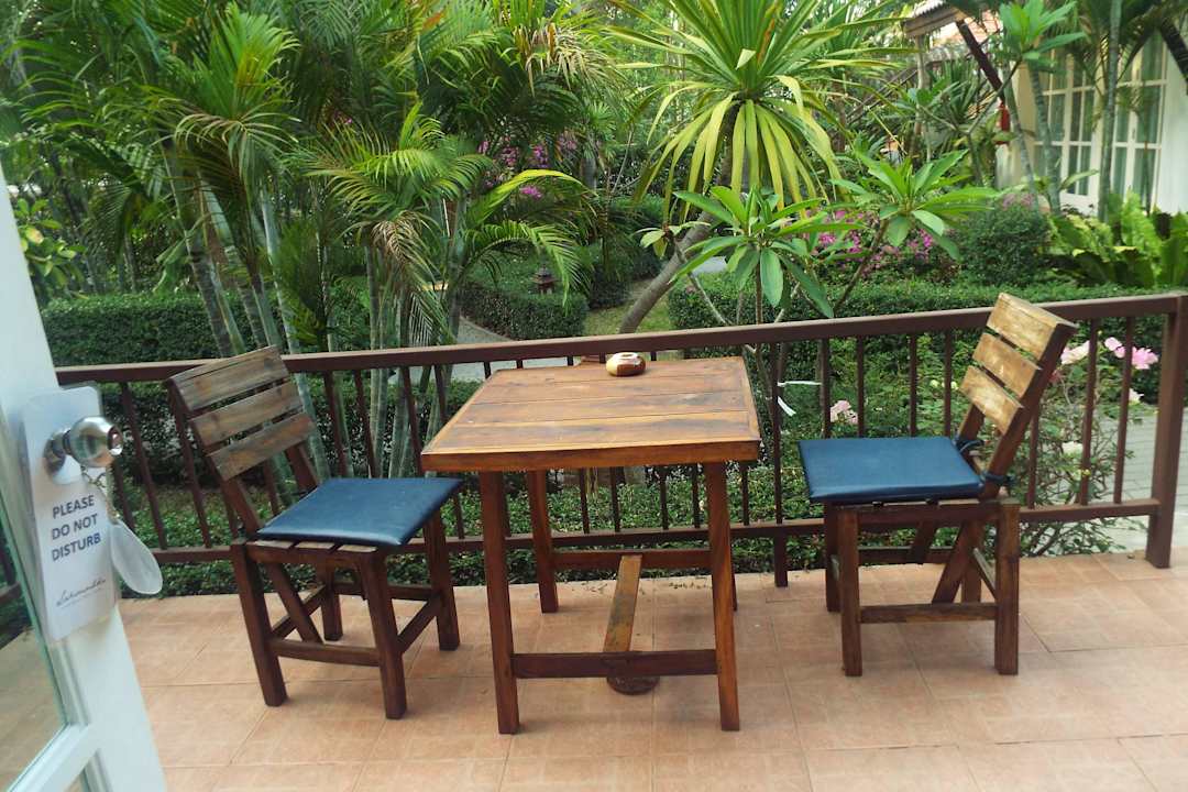 Terrasse vom Zimmer Laksasubha Hua Hin