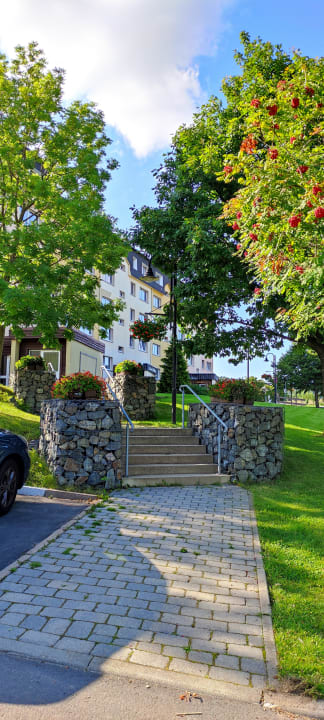 Außenansicht Elldus Resort - Familotel Erzgebirge