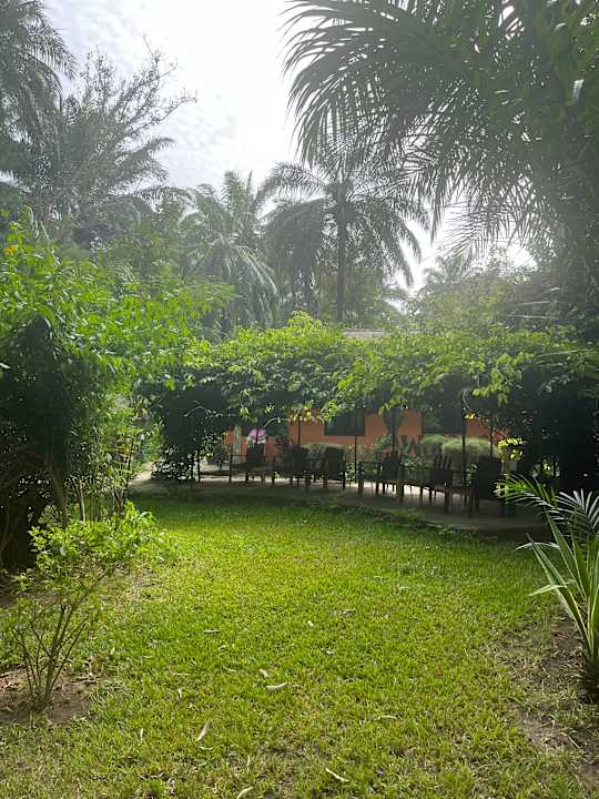 Gartenanlage AbCa's Creek Lodge