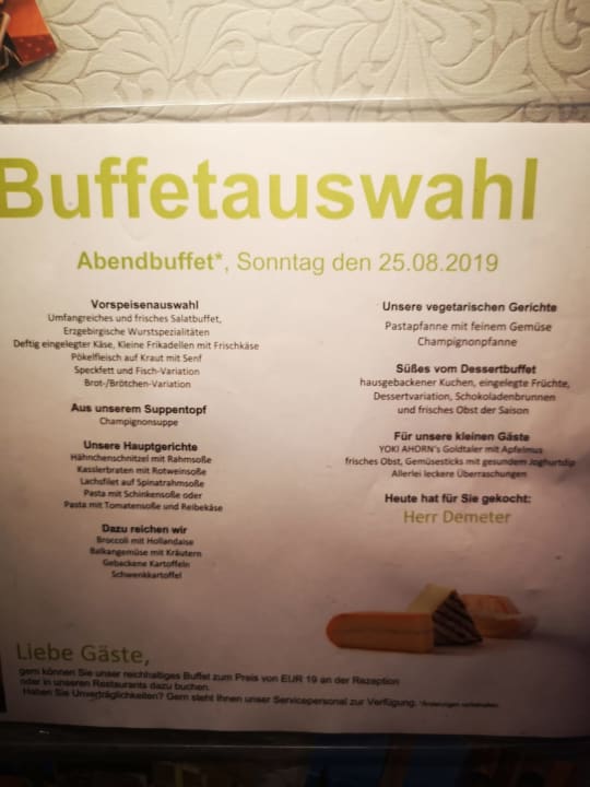 Gastro AHORN Hotel Am Fichtelberg