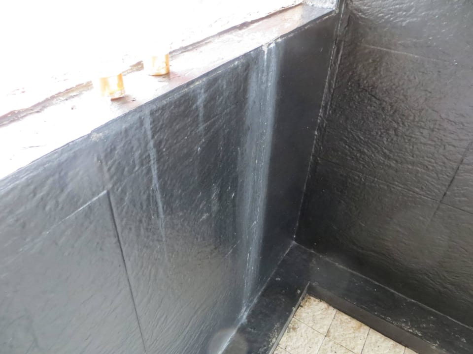 Seitenwand Dusche der Wasservilla Adaaran Select Hudhuran Fushi - Premium All Inclusive