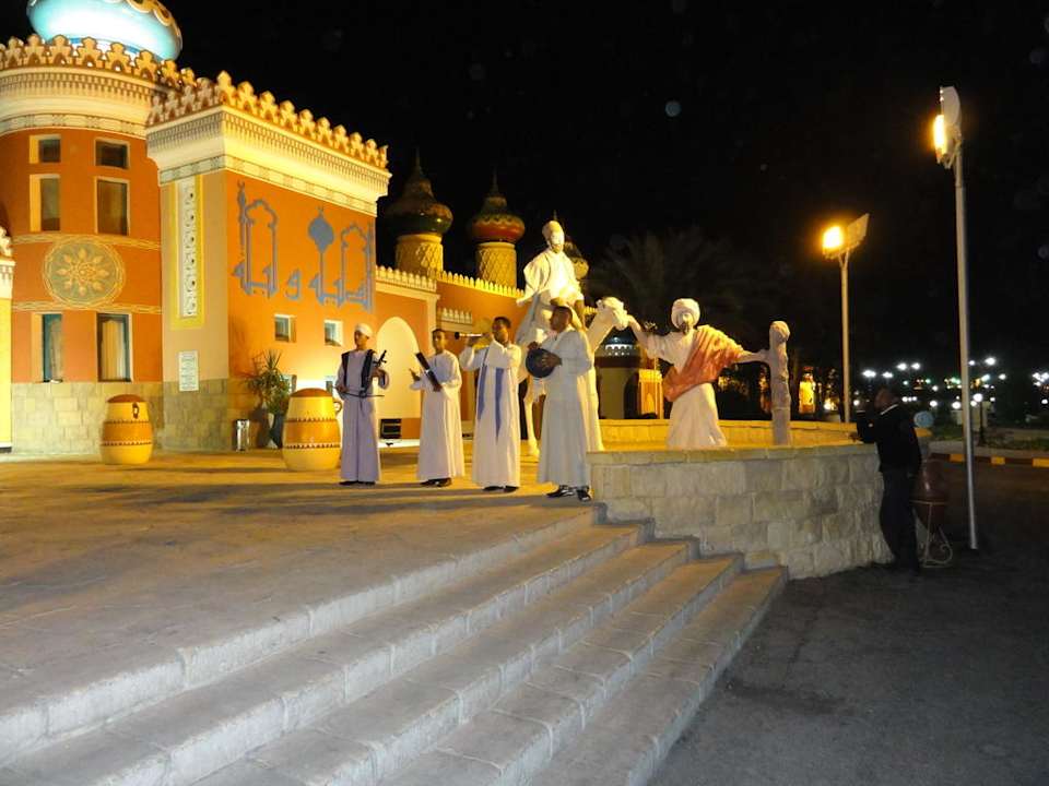 Begrüßung Pickalbatros Alf Leila Wa Leila Resort - Neverland Hurghada