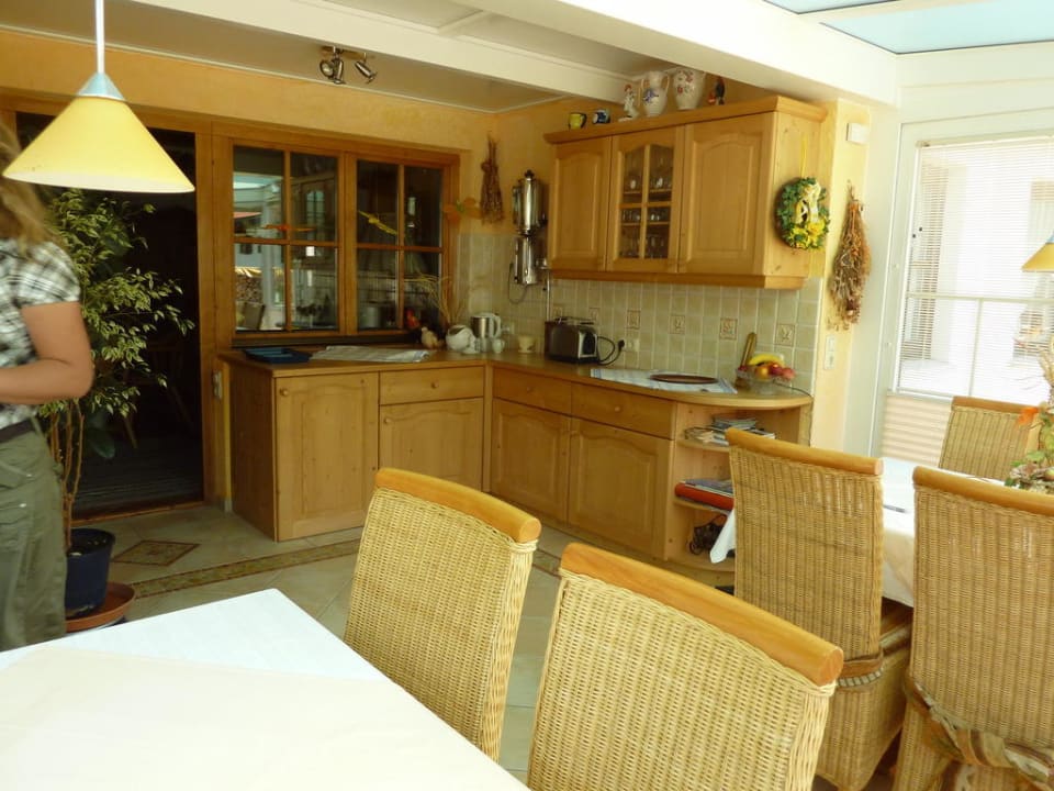 Gästeküche und Buffet Pension Elisabeth Schwarz