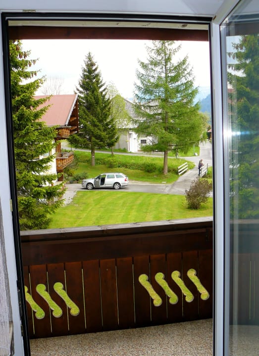 Balkon, Ausblick auf die Berge Hotel-Pension Wildanger