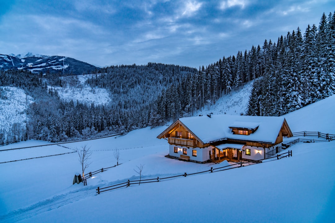 Außenansicht Almchalet Linharterhof