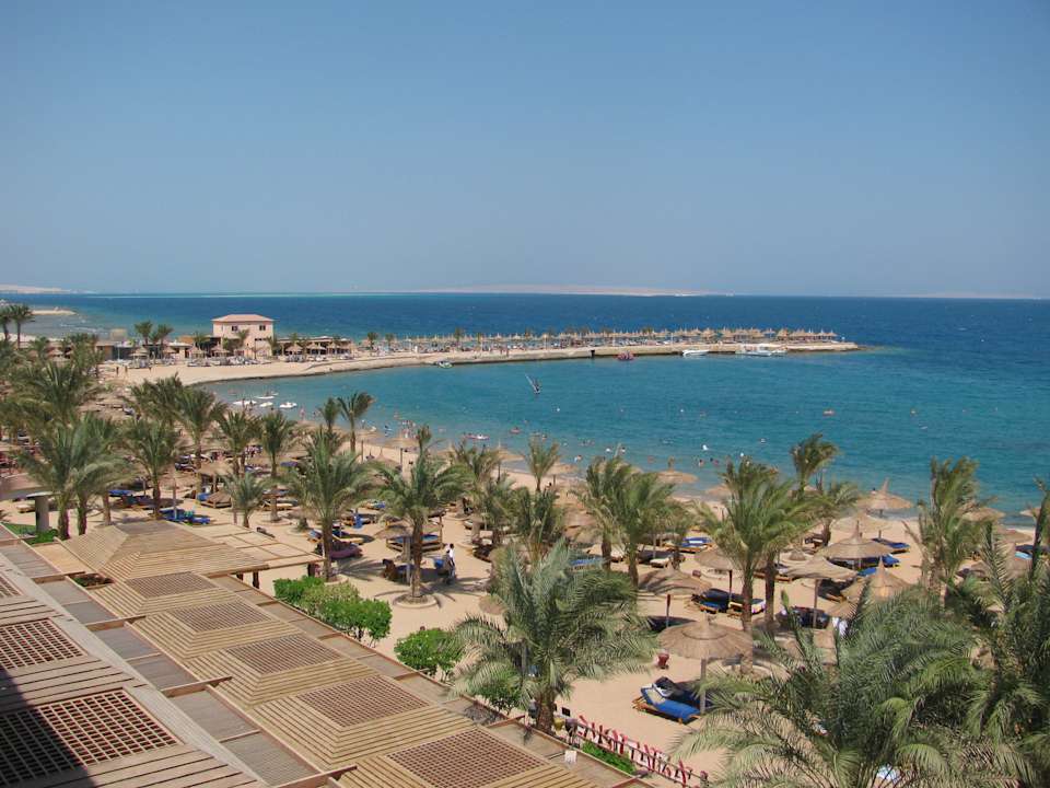 Blick vom Balkon zum Strand Beach Albatros Resort