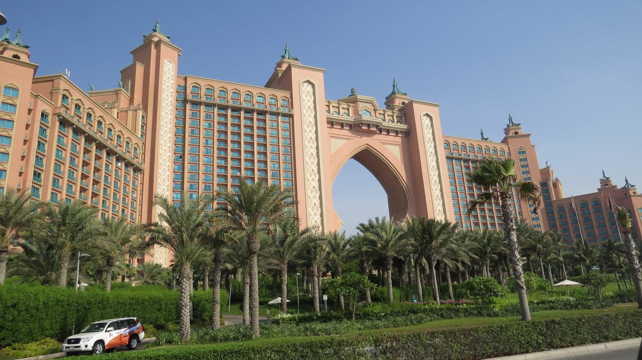 Blick von Frontseite Atlantis, The Palm