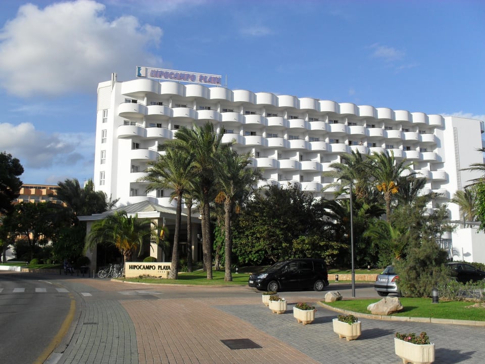 Hotelansicht vom Landesinneren Hipotels Hipocampo Playa