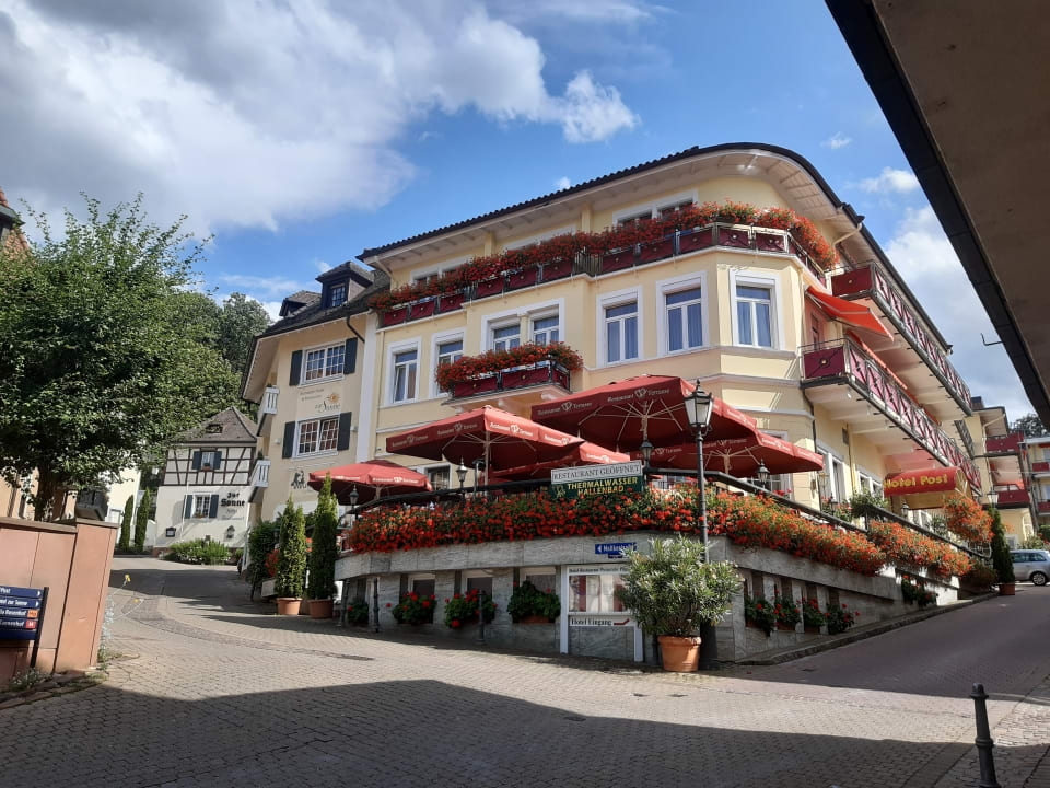 Außenansicht Wellness-Privathotel Post an der Therme