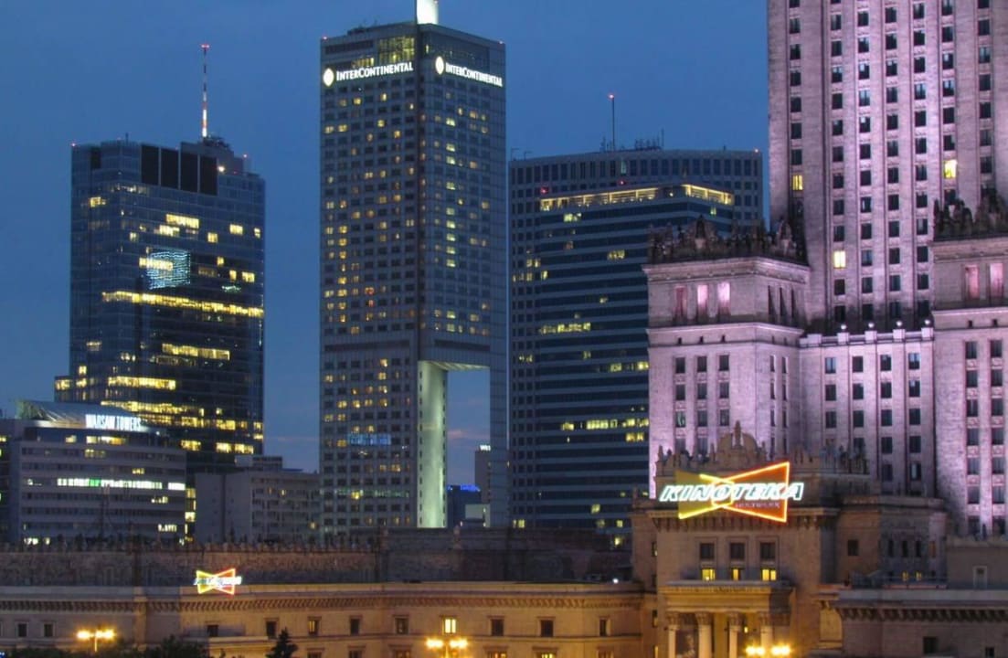 Evening view InterContinental Warszawa