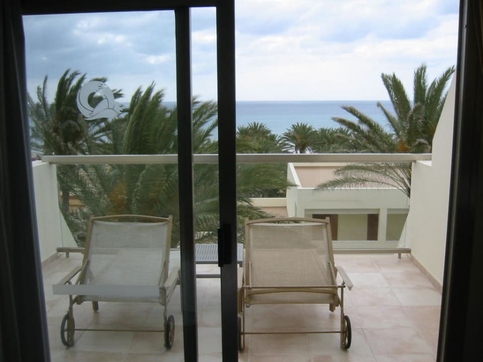 Balkon des Schlafzimmers der Suite SBH Hotel Costa Calma Palace