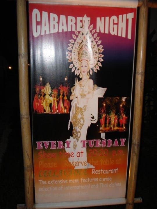 Hinweis auf Veranstaltung im Restaurant Hotel Baan Chaweng Beach Resort & Spa