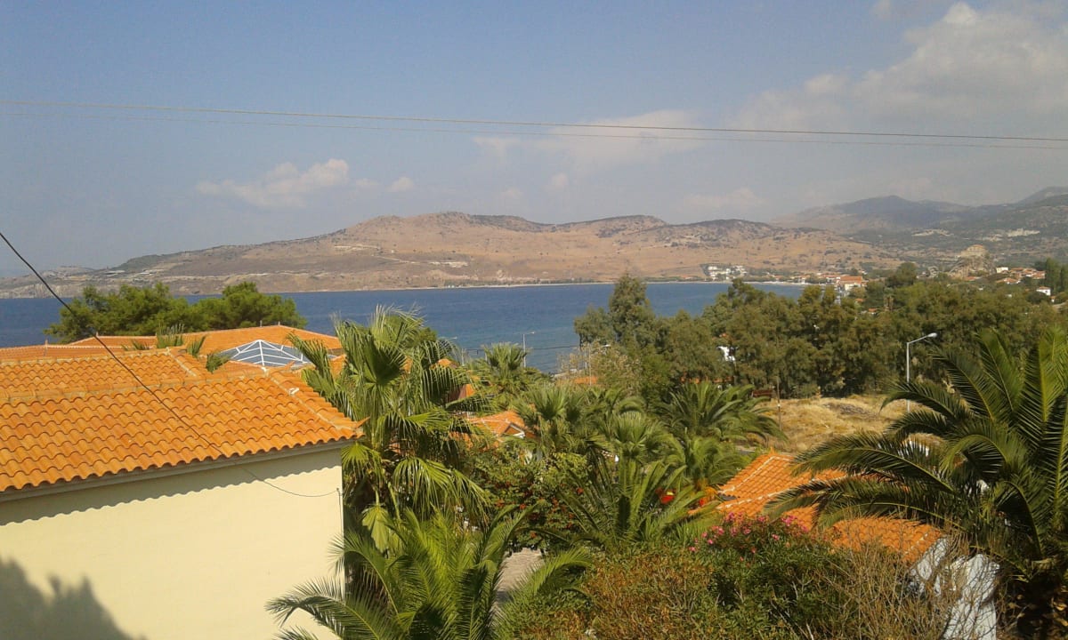 Balkonblick Hotel Alma Beach