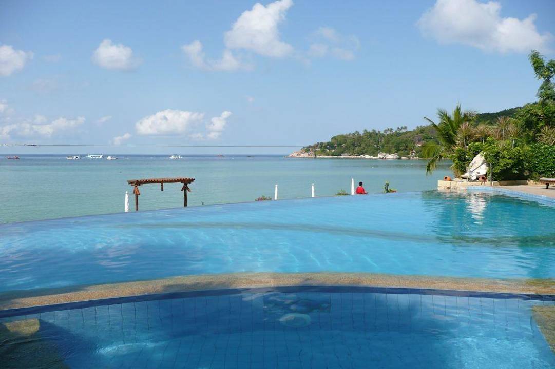 Pool mit Meerblick Hotel Koh Tao Resort