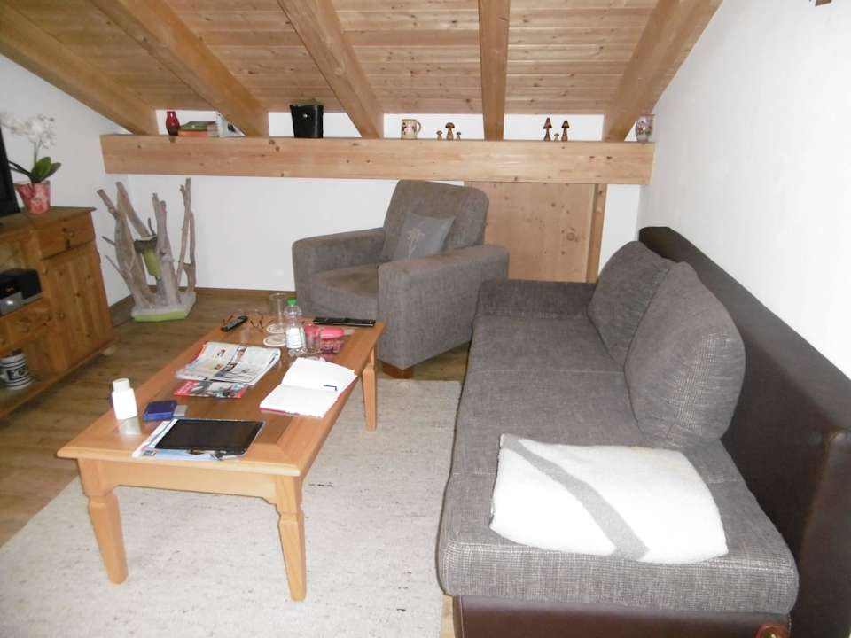 Wohnbereich Ferienwohnung Bielitz