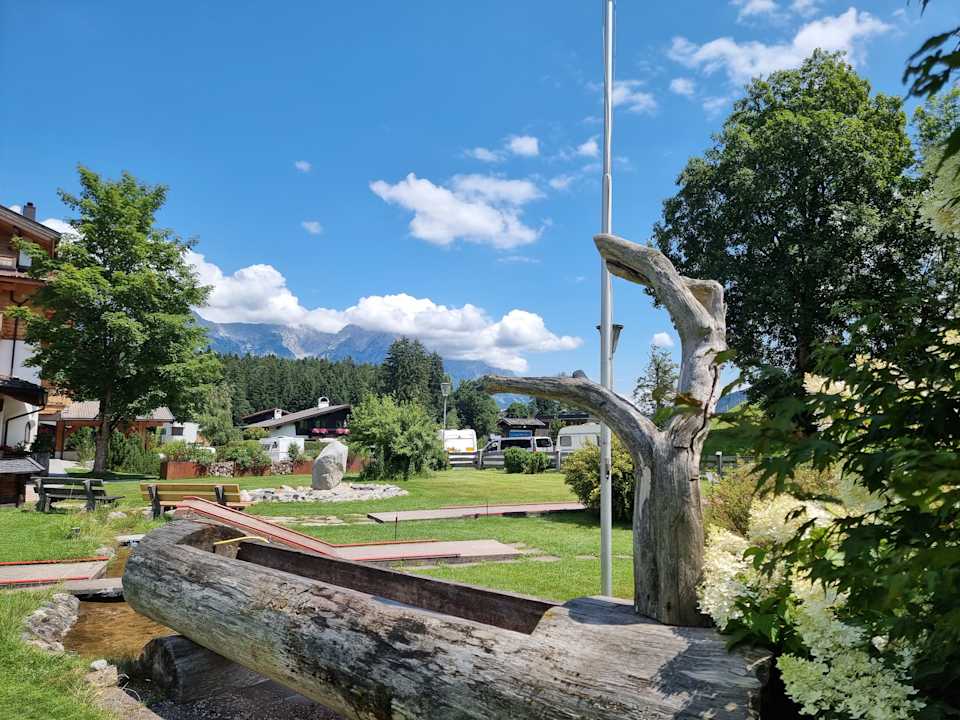 Gartenanlage Franzlhof Söll am Wilden Kaiser