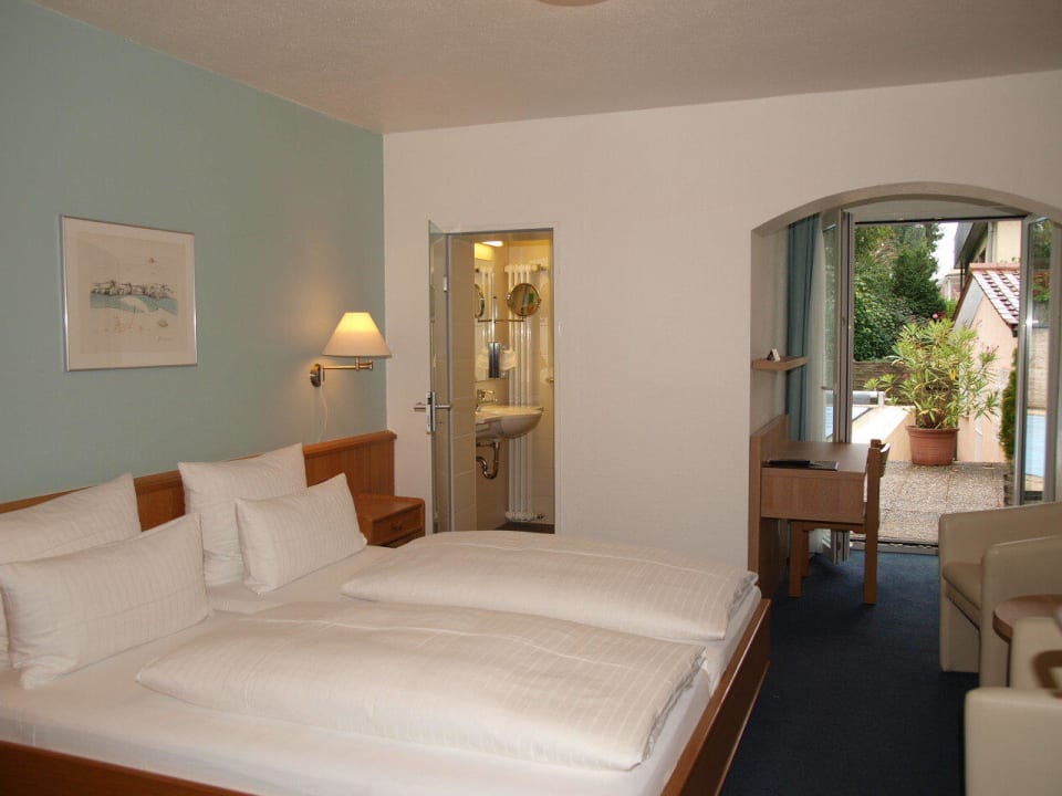 Doppelzimmer mit Terrasse Hotel Garni Alpenblick