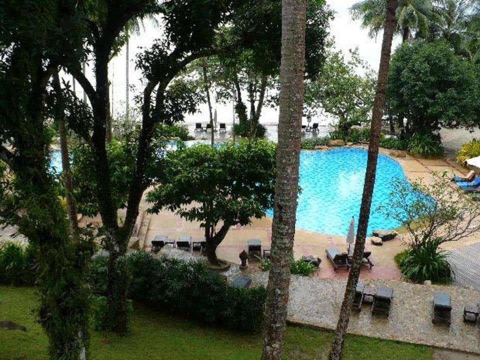 Blick vom Restaurant zum Pool/Meer SYLVAN Koh Chang