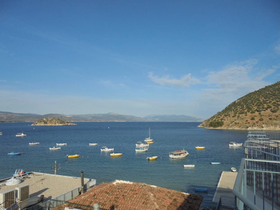 Von der Zimmerterrasse  Hotel Dolfin