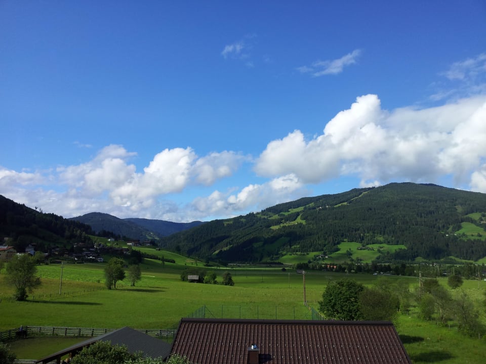 Ausblick vom Balkon Hotel Garni Ransburgerhof