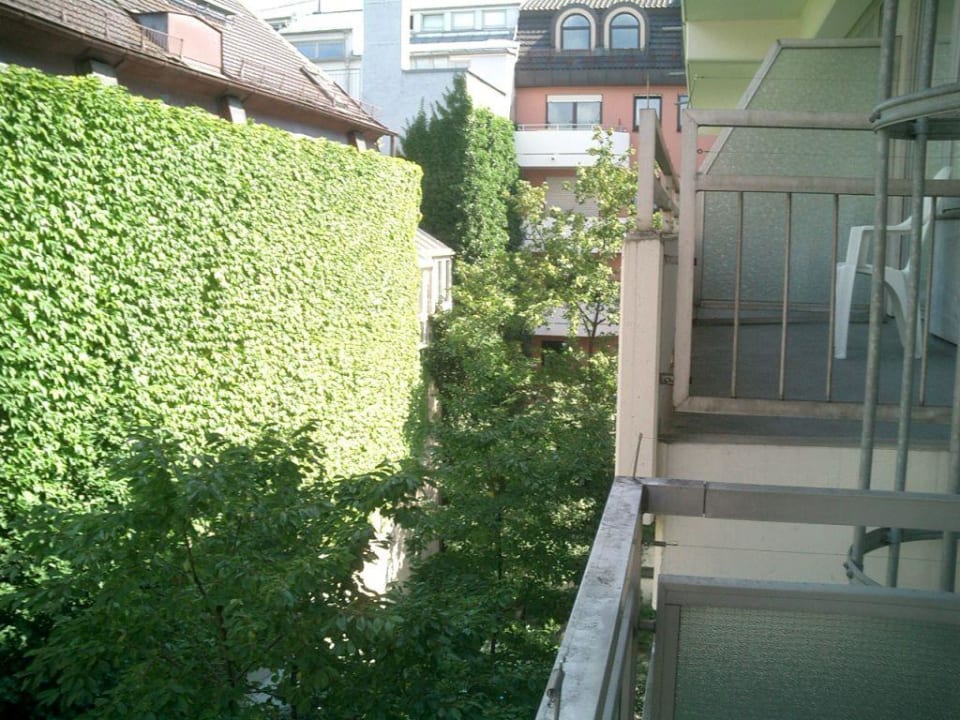 Blick vom Balkon Hotel Senator