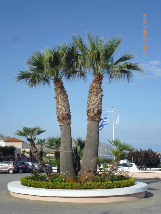 Przed budynkiem głównym Mitsis Rodos Village