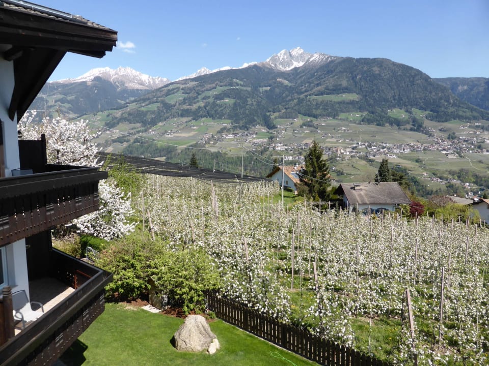 Blick vom Balkon Hotel Garni Herz