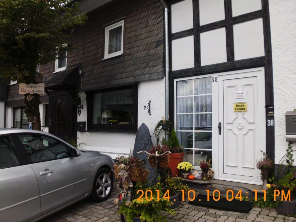 Zur Eingang Gästehaus Hanjopkes