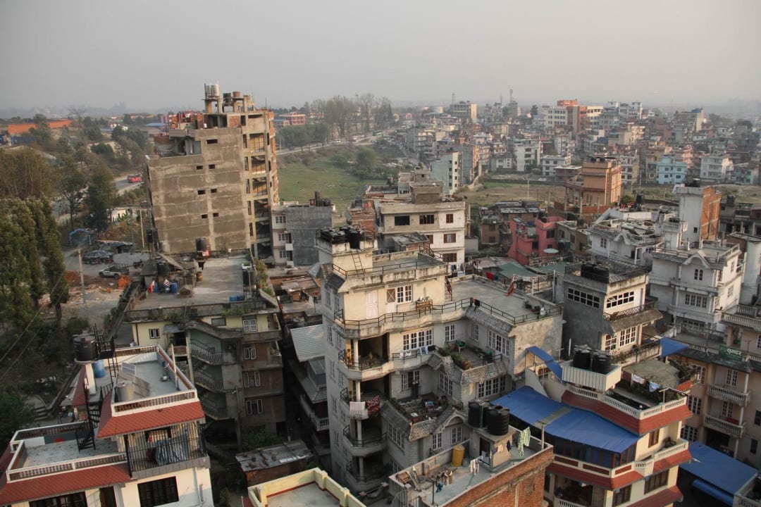 View from the rooftop restaurant Summit Residency Airport Hotel